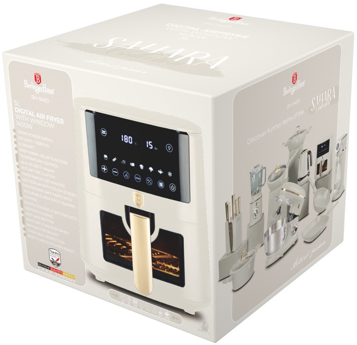 Berlinger Haus Airfryer XL Creme