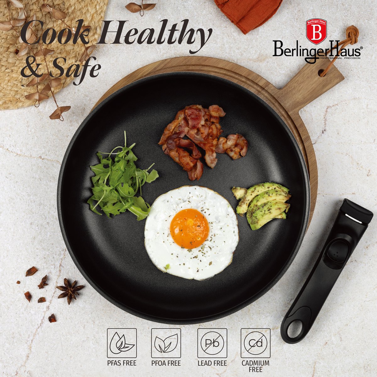 9 Delige Pannenset Antraciet