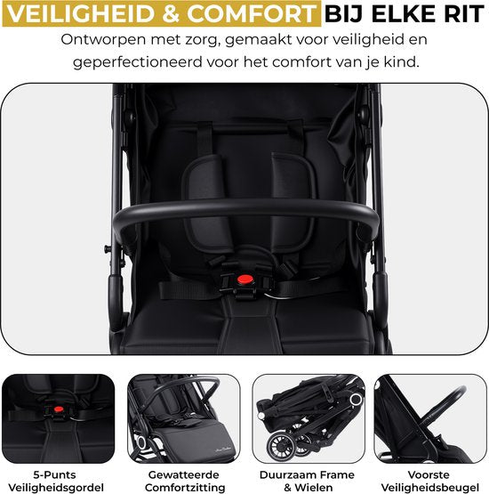Mino Bambino Buggy Zwart