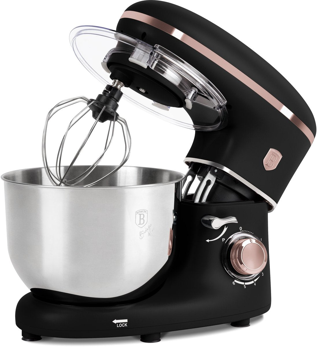Keukenmachine Zwart/Rose Goud