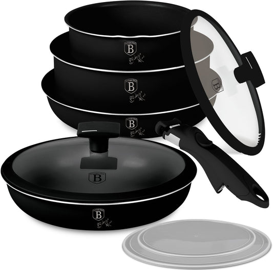 9 Delige Pannenset Zwart