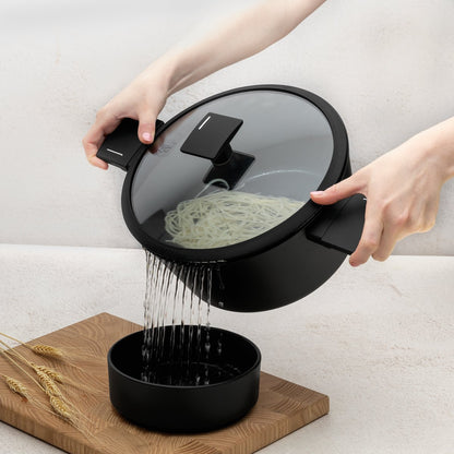 10 Delige Pannenset Zwart