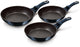 3-delige Pannenset Blauw