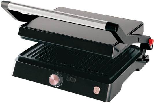 Contactgrill Zwart/Rose Goud