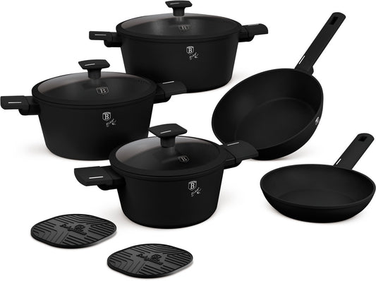 15 Delige Pannenset Zwart