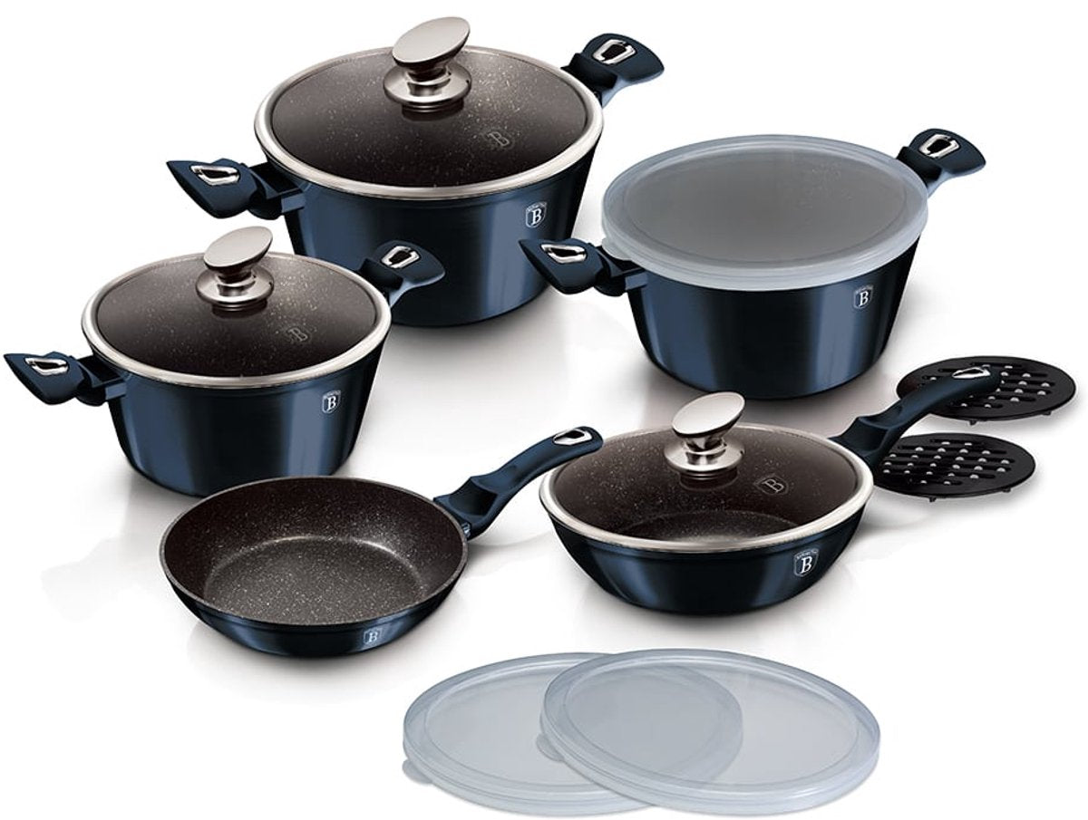 13 Delige Pannenset Blauw