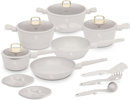 15 Delige Pannenset Creme