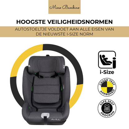 Autostoel i-size Grijs