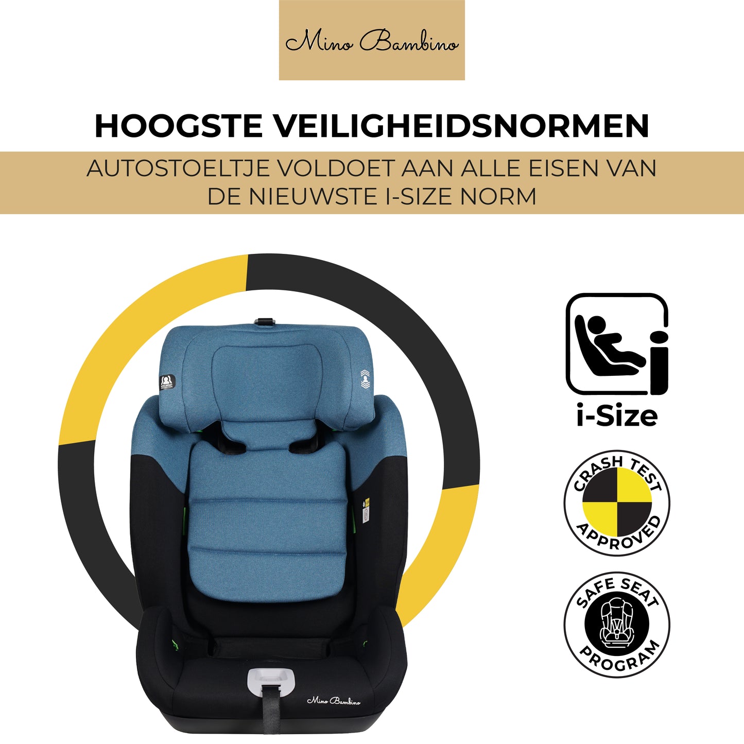 Autostoel i-size Blauw