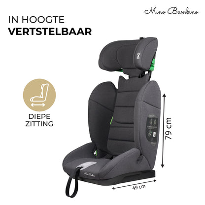 Autostoel i-size Grijs