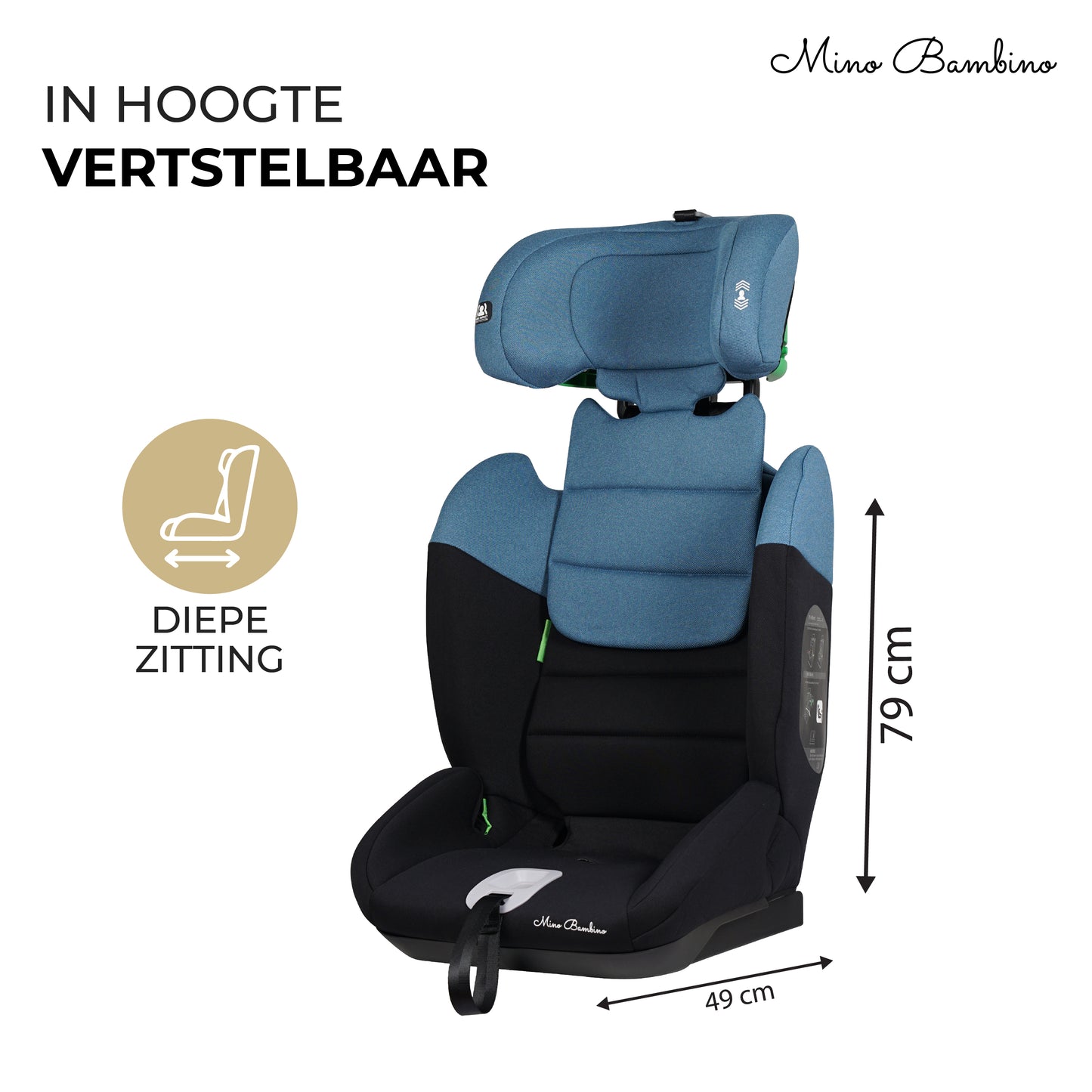 Autostoel i-size Blauw