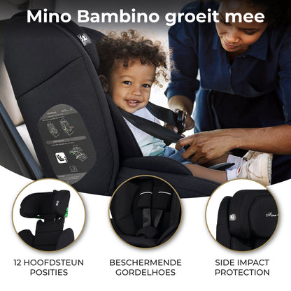 Autostoel i-size Zwart