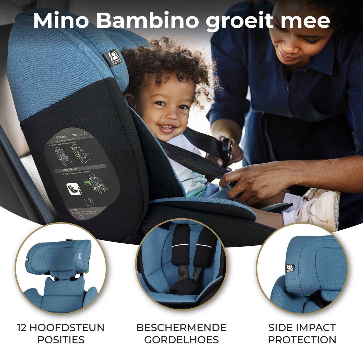 Autostoel i-size Blauw