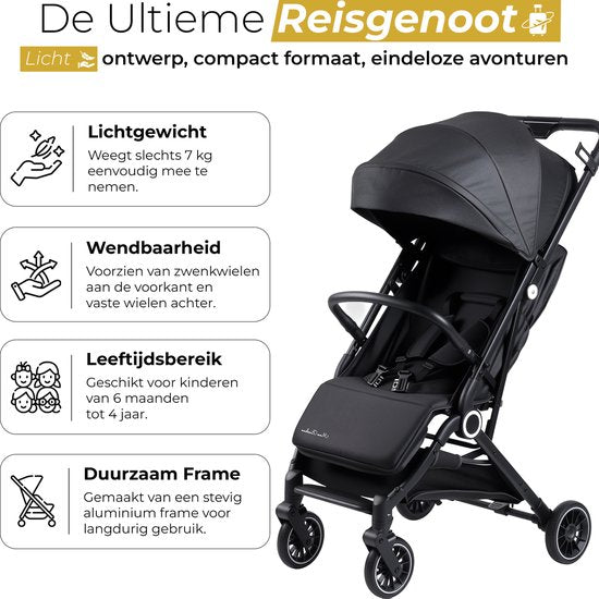 Mino Bambino Buggy Zwart