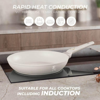 3-delige Pannenset Creme