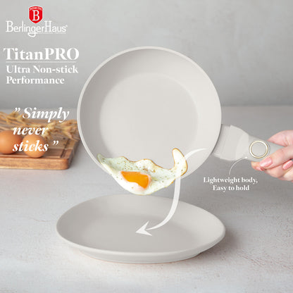 3-delige Pannenset Creme