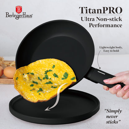 3-delige Pannenset Zwart