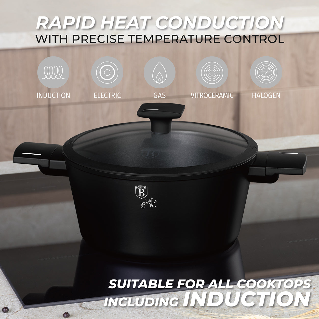 15 Delige Pannenset Zwart