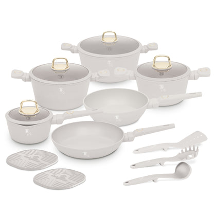 15 Delige Pannenset Creme