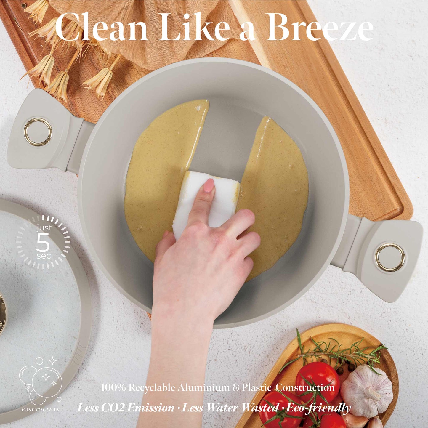 15 Delige Pannenset Creme