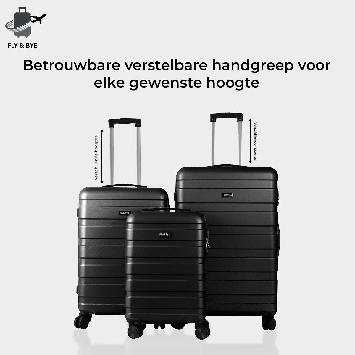 Kofferset Zwart
