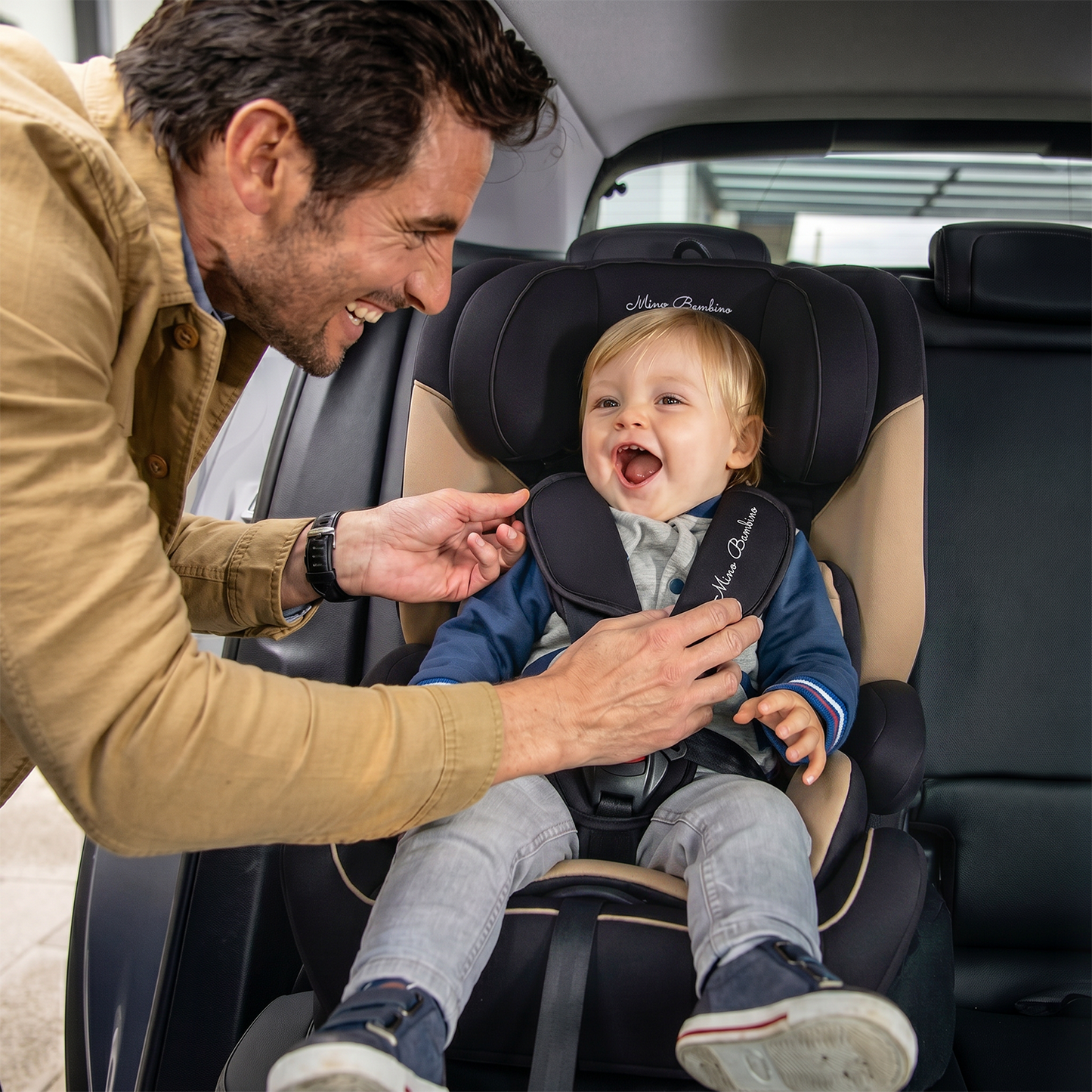 Mino Bambino Autostoel Isofix Taupe