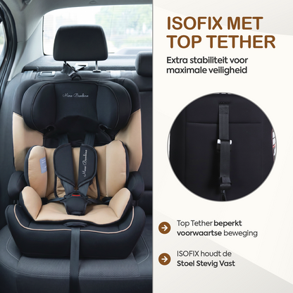 Mino Bambino Autostoel Isofix Taupe