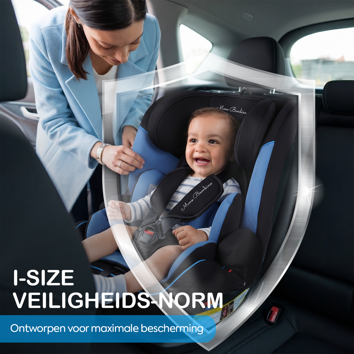 Mino Bambino Autostoel Isofix Blauw