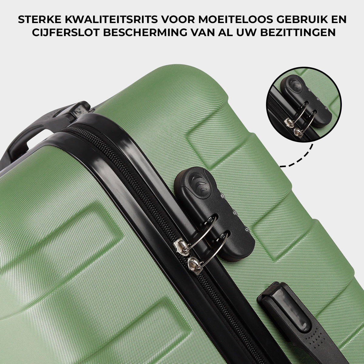 Kofferset Groen