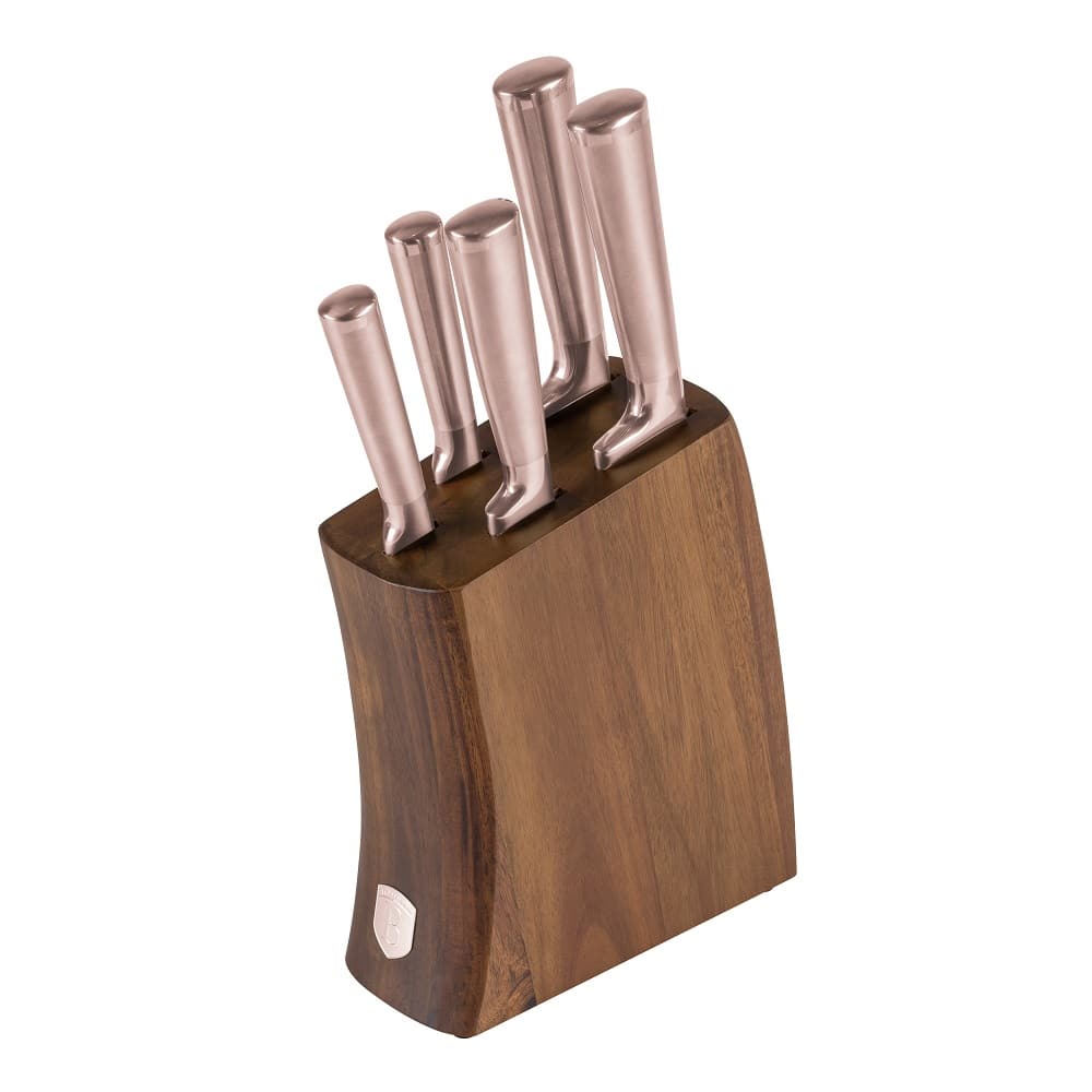 6 delige Messenset Rose Goud