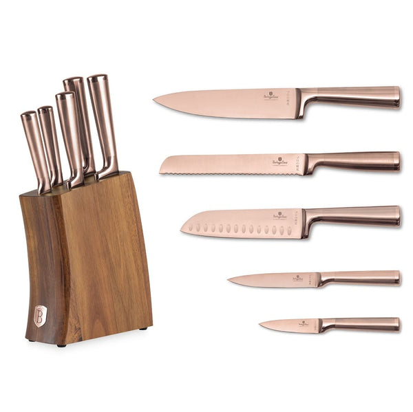 Berlinger Haus 6 delige Messenset Rose Goud