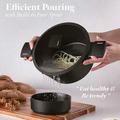 Berlinger Haus 15 Delige Pannenset Zwart/Rose Goud