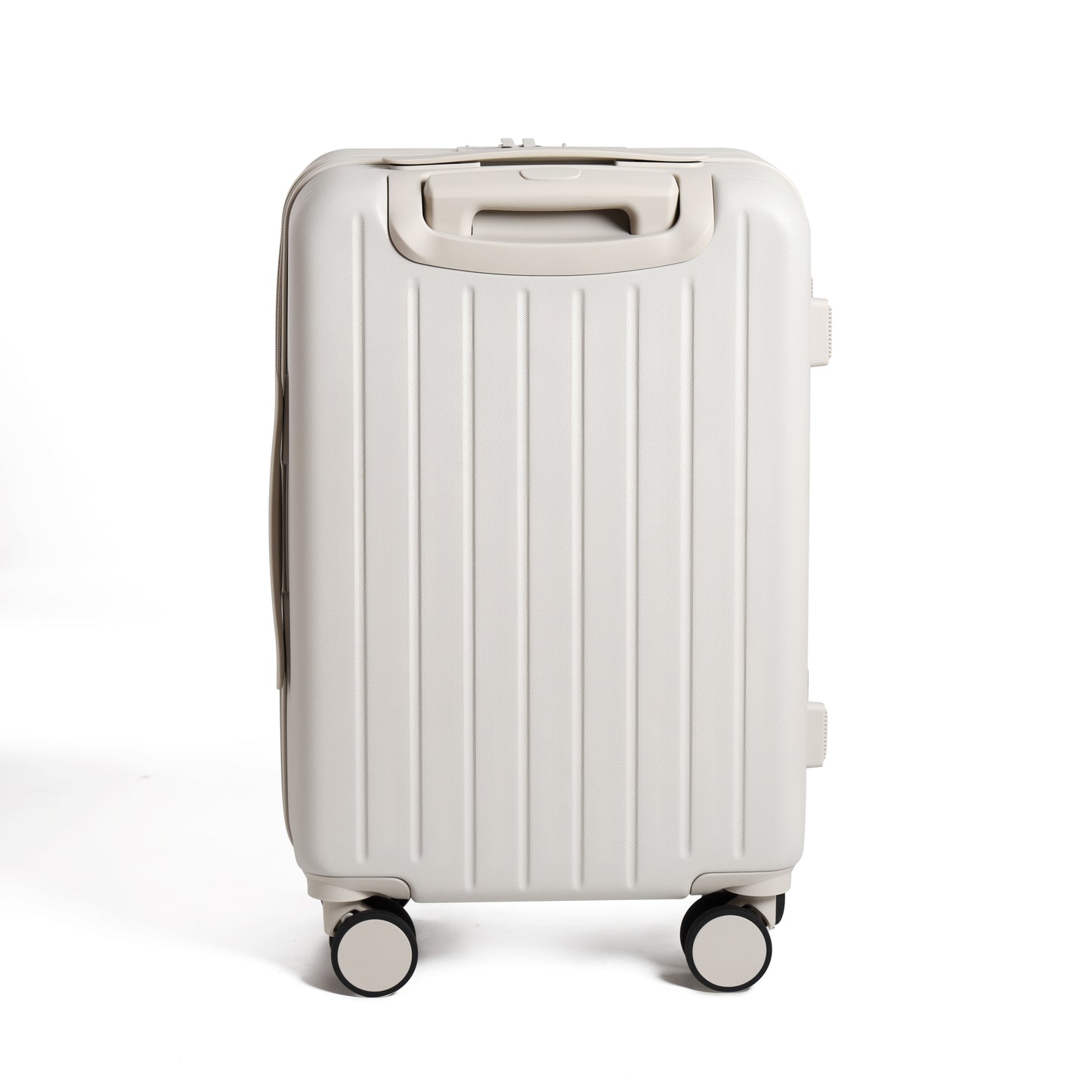 FLY&BYE Handbagage Koffer met Voorvak Creme