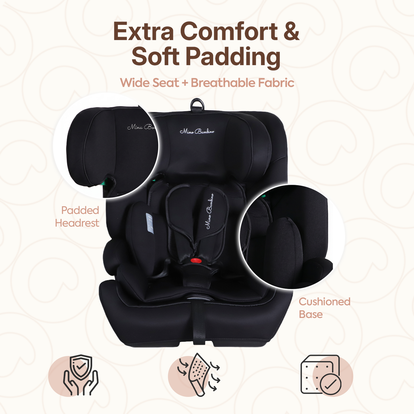 Mino Bambino Autostoel Isofix extra comfort
