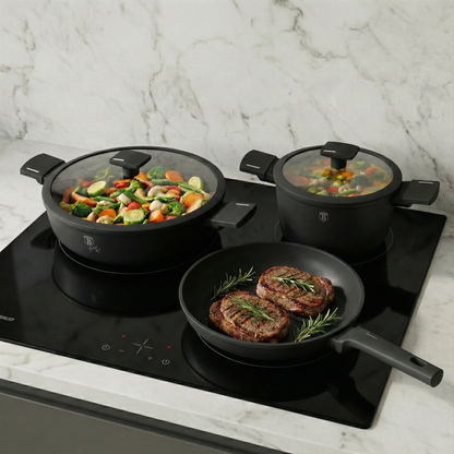 15 Delige Pannenset Zwart