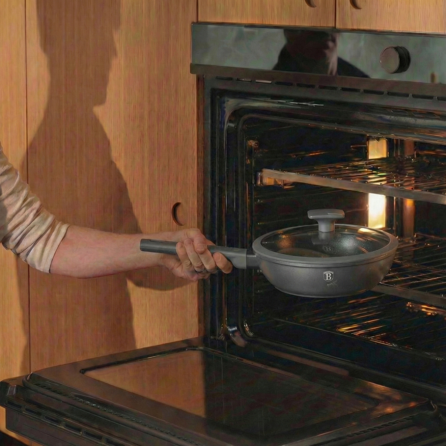 15 Delige Pannenset Antraciet